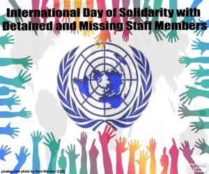Puzzle Διεθνής ημέρα αλληλεγγύης με κρατούμενο και λείπει προσωπικό